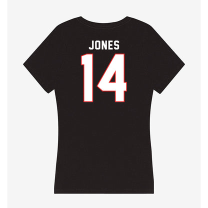 Texas Tech - NCAA Football : Bryson Jones - Women's V-Neck T-Shirt-1
