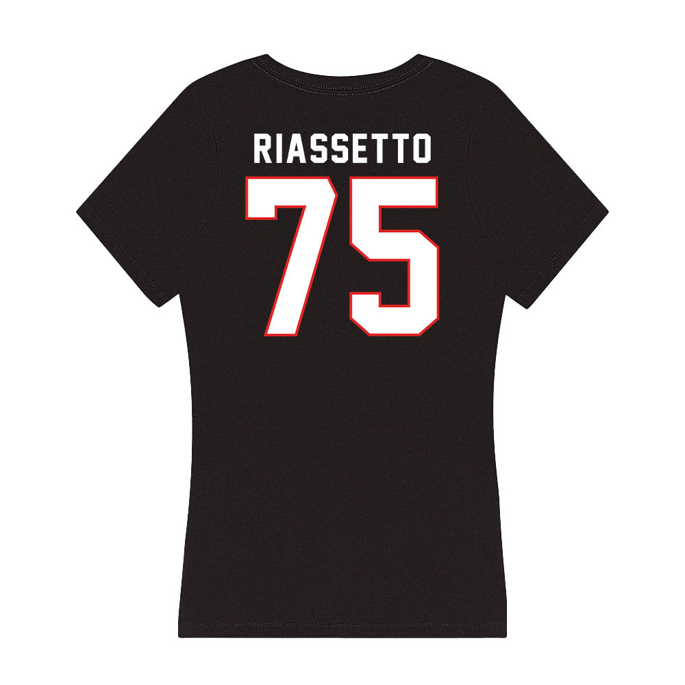 Texas Tech - NCAA Softball : Chloe Riassetto - Women's V-Neck T-Shirt-1