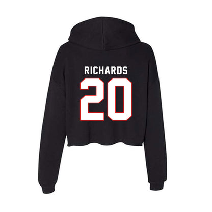 Texas Tech - NCAA Softball : Mia Richards - Women's Crop Fleece Hoodie-1