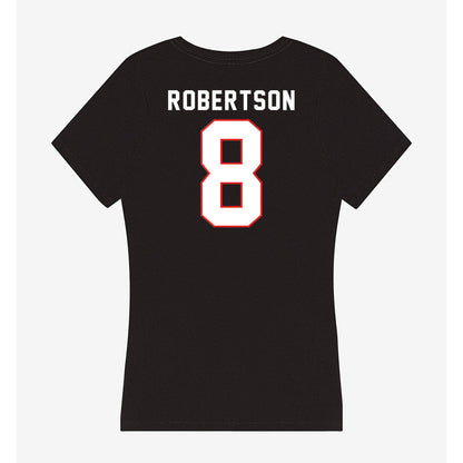 Texas Tech - NCAA Women's Volleyball : Kayla Robertson - Women's V-Neck T-Shirt-1
