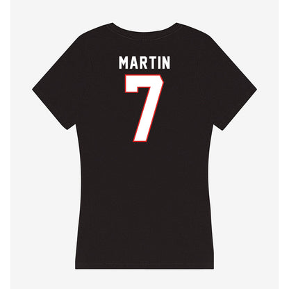Texas Tech - NCAA Women's Basketball : Kalysta Martin - Women's V-Neck T-Shirt-1