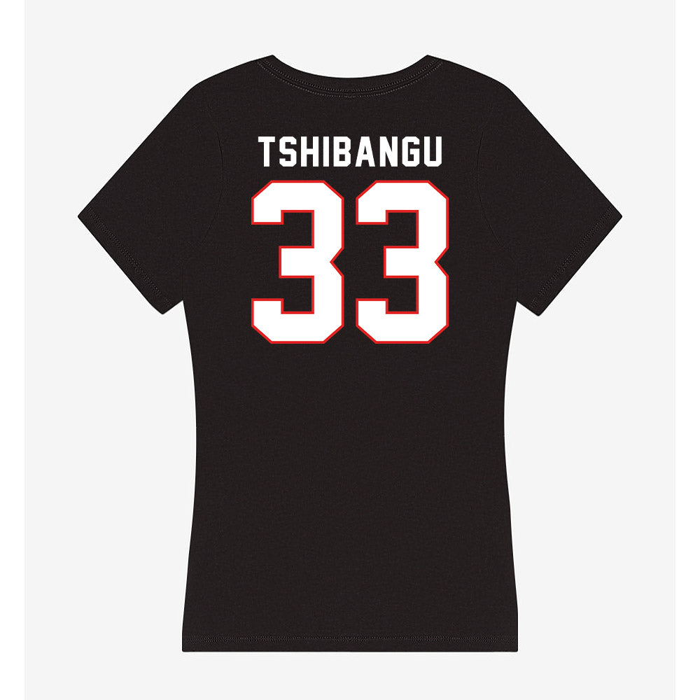 Texas Tech - NCAA Football : Loic Tshibangu - Women's V-Neck T-Shirt-1