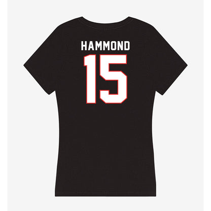 Texas Tech - NCAA Football : Will Hammond - Women's V-Neck T-Shirt-1