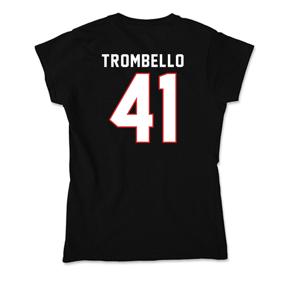 Texas Tech - NCAA Baseball : Brady Trombello - Soft Style Women’s T-Shirt-1