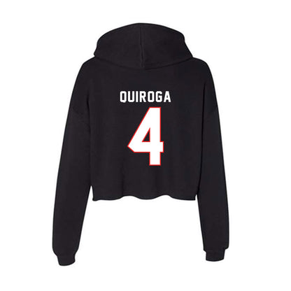 Texas Tech - NCAA Softball : Lagi Quiroga - Women's Crop Fleece Hoodie-1