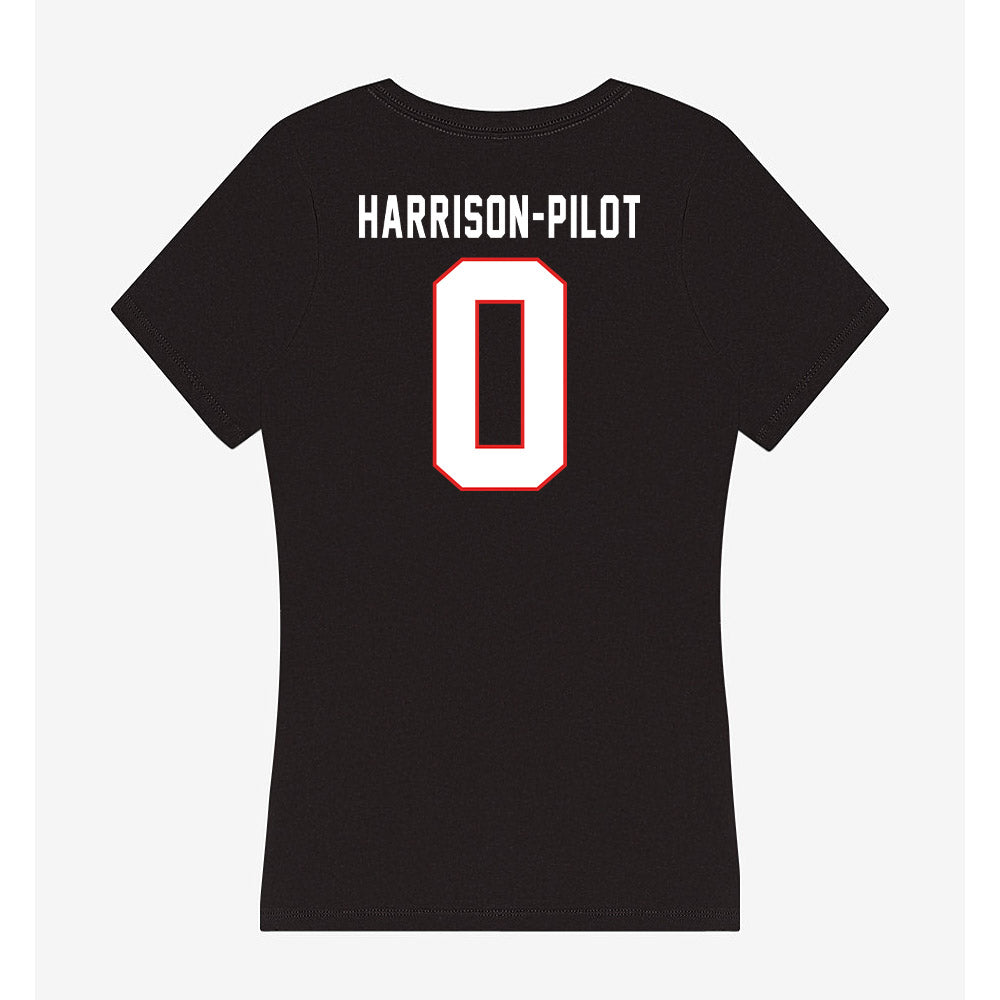 Texas Tech - NCAA Football : Mikal Harrison-Pilot - Women's V-Neck T-Shirt-1
