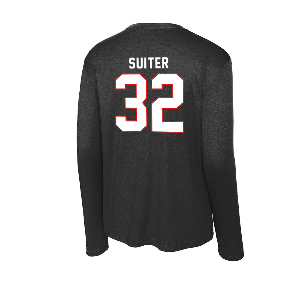 Texas Tech - NCAA Baseball : Bryce Suiter - Activewear Long Sleeve T-Shirt-1
