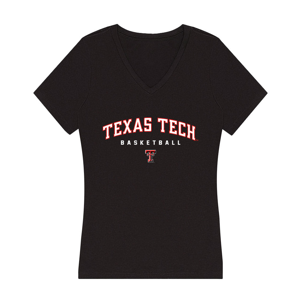 Texas Tech - NCAA Women's Basketball : Jada Malone - Women's V-Neck T-Shirt-0
