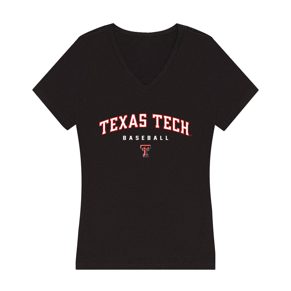 Texas Tech - NCAA Baseball : Daniel Hesse - Classic Shersey Women's V-Neck T-Shirt-0