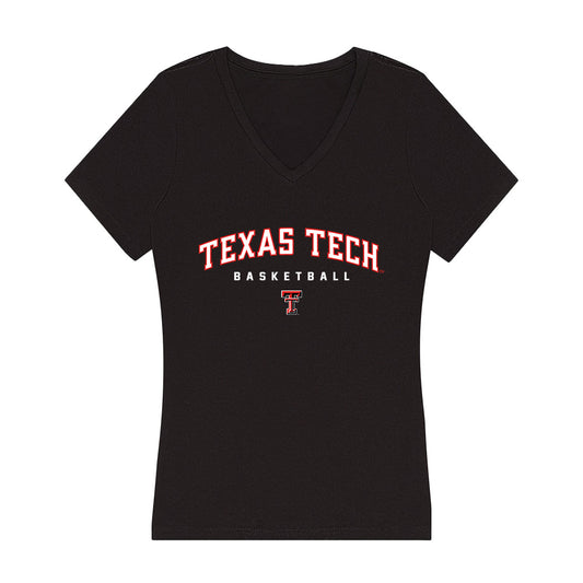 Texas Tech - NCAA Women's Basketball : Sidney Love - Women's V-Neck T-Shirt-0