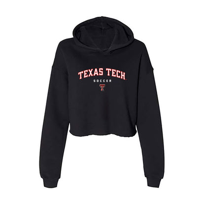Texas Tech - NCAA Women's Soccer : Kaitlyn Giametta - Women's Crop Fleece Hoodie-0