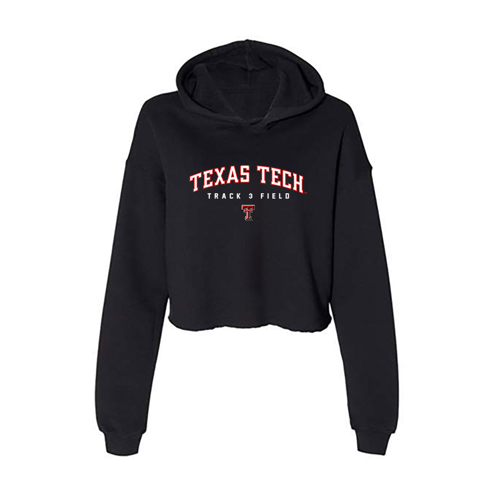 Texas Tech - NCAA Women's Track & Field : Magi Harris - Women's Crop Fleece Hoodie-0