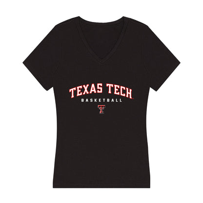 Texas Tech - NCAA Men's Basketball : Jack Francis - Women's V-Neck T-Shirt-0