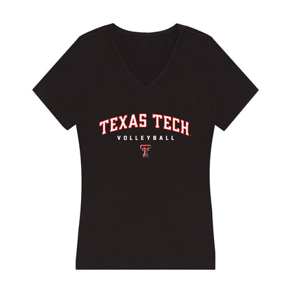 Texas Tech - NCAA Women's Volleyball : Ava Johnson - Women's V-Neck T-Shirt-0
