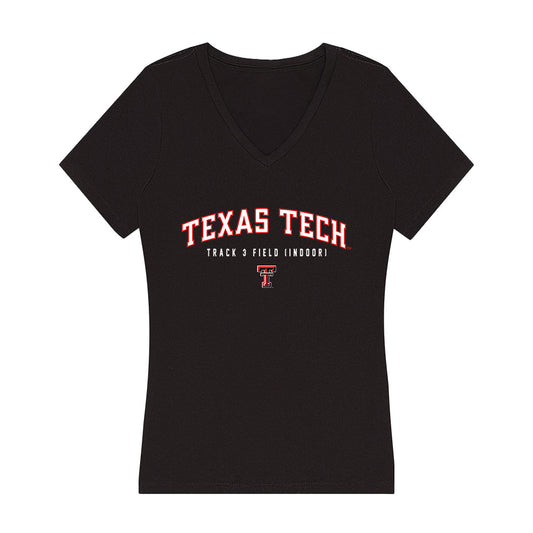 Texas Tech - NCAA Women's Track & Field : Kashlee Dickinson - Women's V-Neck T-Shirt-0