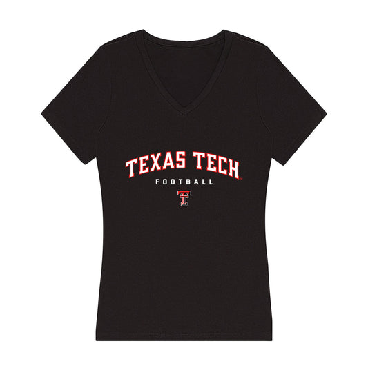 Texas Tech - NCAA Football : Ansel Nedore - Women's V-Neck T-Shirt-0