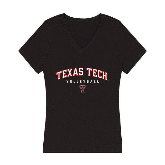 Texas Tech - NCAA Women's Volleyball : Reagan Engler - Women's V-Neck T-Shirt-0