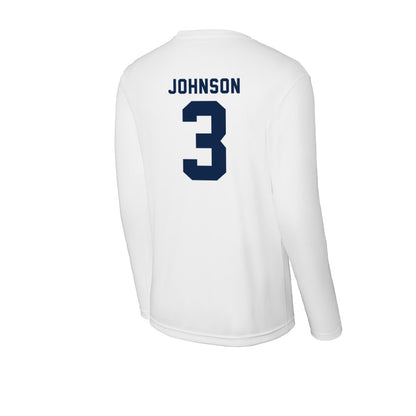 Ole Miss - NCAA Men's Basketball : Koren Johnson - Activewear Long Sleeve T-Shirt-1