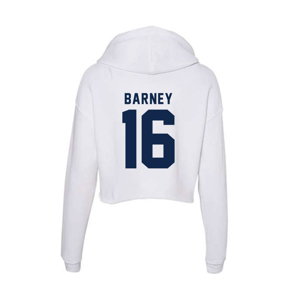 Ole Miss - NCAA Football : Dorian Barney - Women's Crop Fleece Hooded Sweatshirt-1