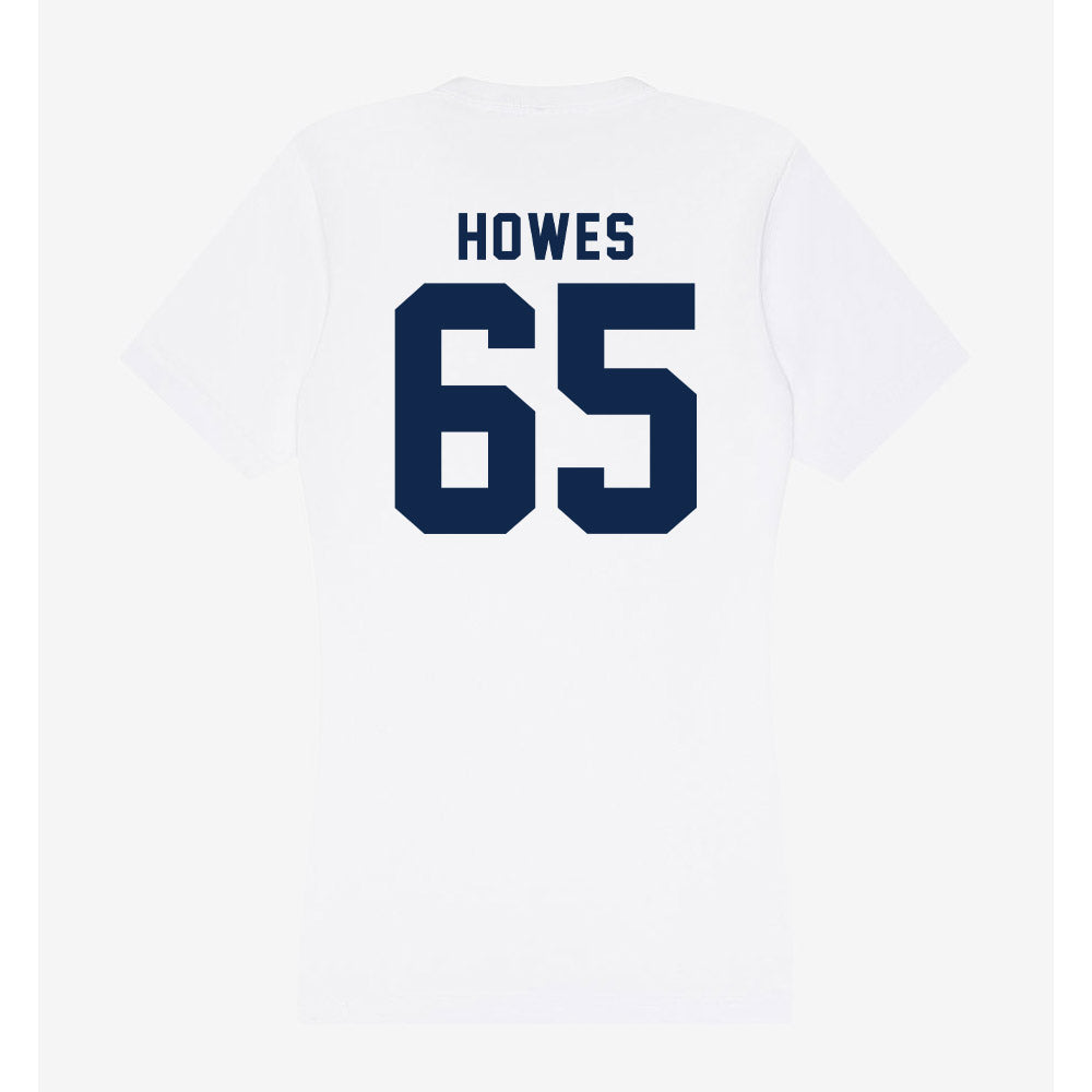 Ole Miss - NCAA Football : Connor Howes - Women's V-Neck T-Shirt-1