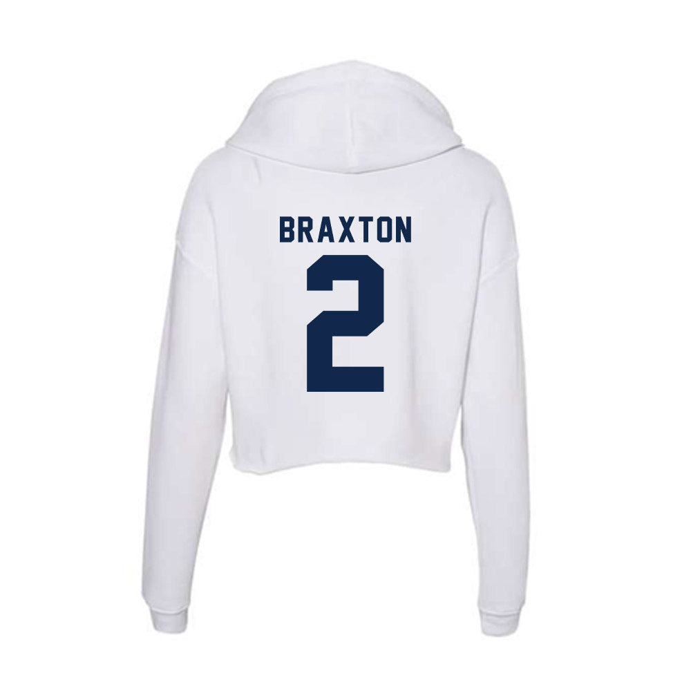 Ole Miss - NCAA Football : Jaylon Braxton - Women's Crop Fleece Hoodie-1