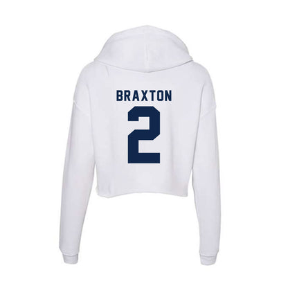 Ole Miss - NCAA Football : Jaylon Braxton - Women's Crop Fleece Hoodie-1