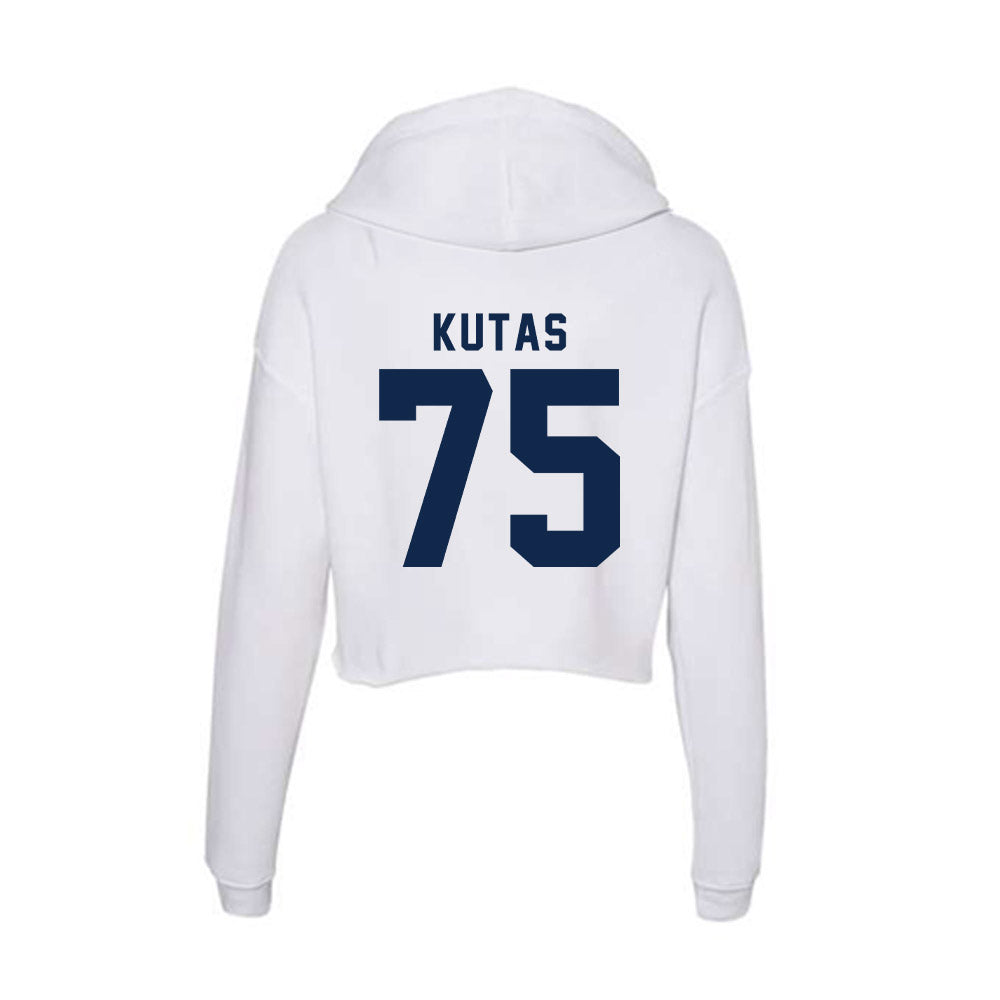 Ole Miss - NCAA Football : Patrick Kutas - Women's Crop Fleece Hoodie-1