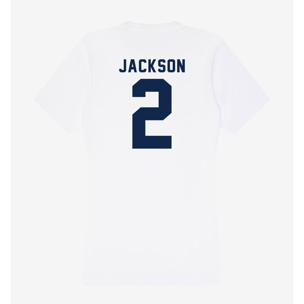 Ole Miss - NCAA Women's Volleyball : Ryea Jackson - Women's V-Neck T-Shirt-1