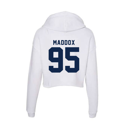 Ole Miss - NCAA Football : Andrew Maddox - Women's Crop Fleece Hoodie-1