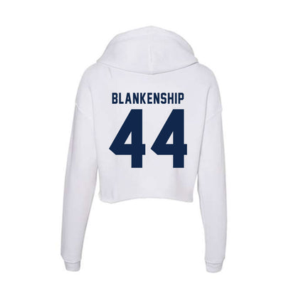 Ole Miss - NCAA Football : Caleb Blankenship - Women's Crop Fleece Hooded Sweatshirt-1