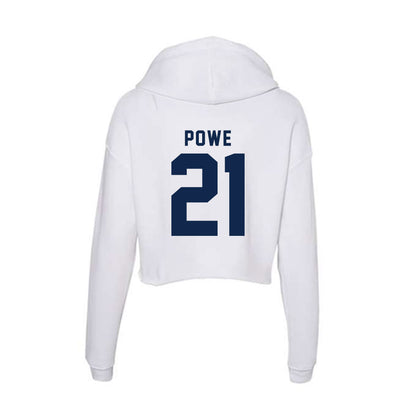 Ole Miss - NCAA Women's Basketball : Debreasha Powe - Women's Crop Fleece Hoodie-1