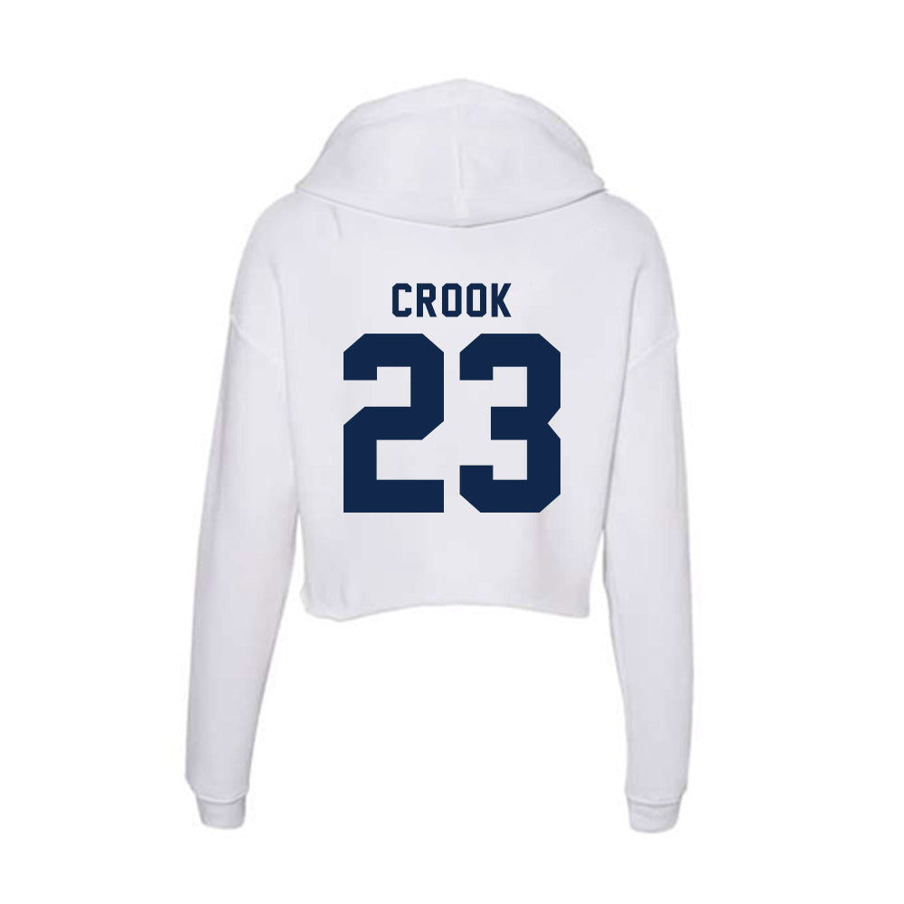 Ole Miss - NCAA Women's Volleyball : Jorda Crook - Women's Crop Fleece Hoodie-1
