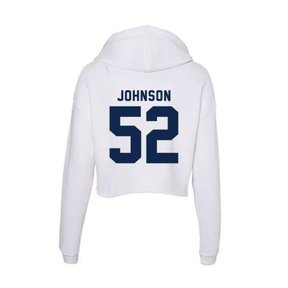 Ole Miss - NCAA Football : Cooper Johnson - Women's Crop Fleece Hoodie-1