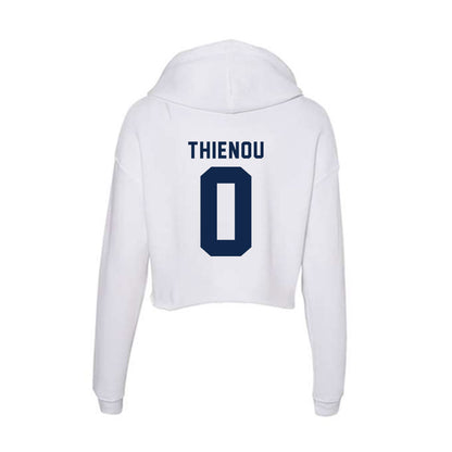 Ole Miss - NCAA Women's Basketball : Sira Thienou - Women's Crop Fleece Hoodie-1