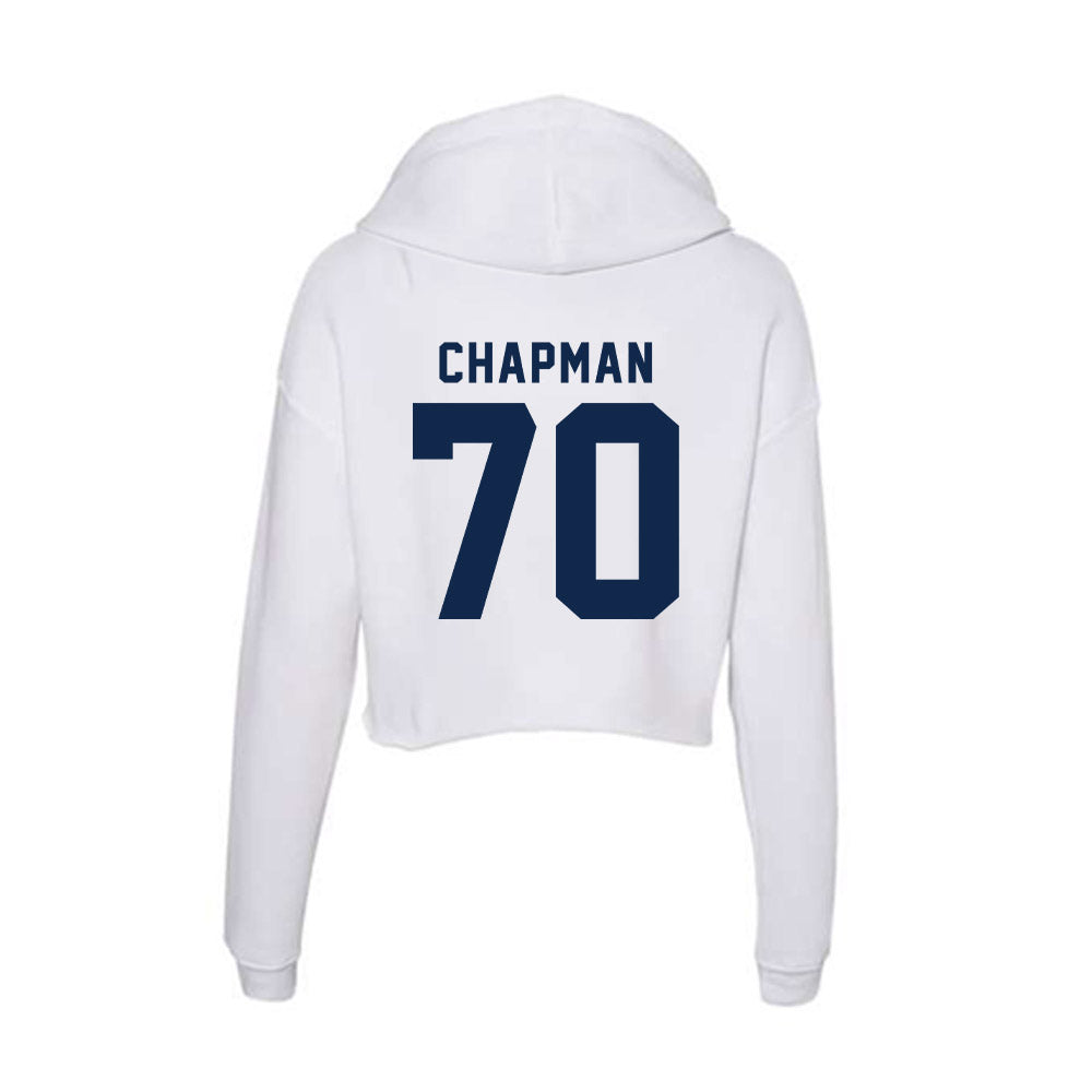 Ole Miss - NCAA Football : Jalan Chapman - Women's Crop Fleece Hooded Sweatshirt-1