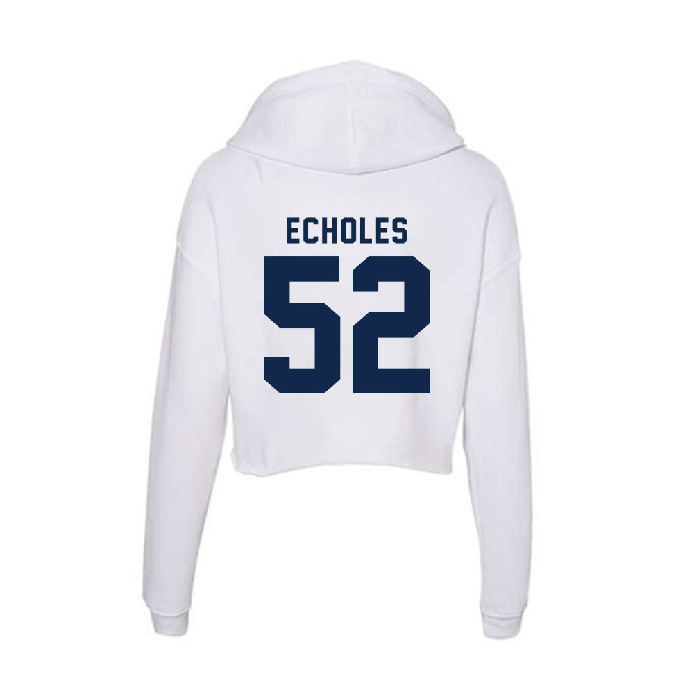 Ole Miss - NCAA Football : Will Echoles - Women's Crop Fleece Hooded Sweatshirt-1