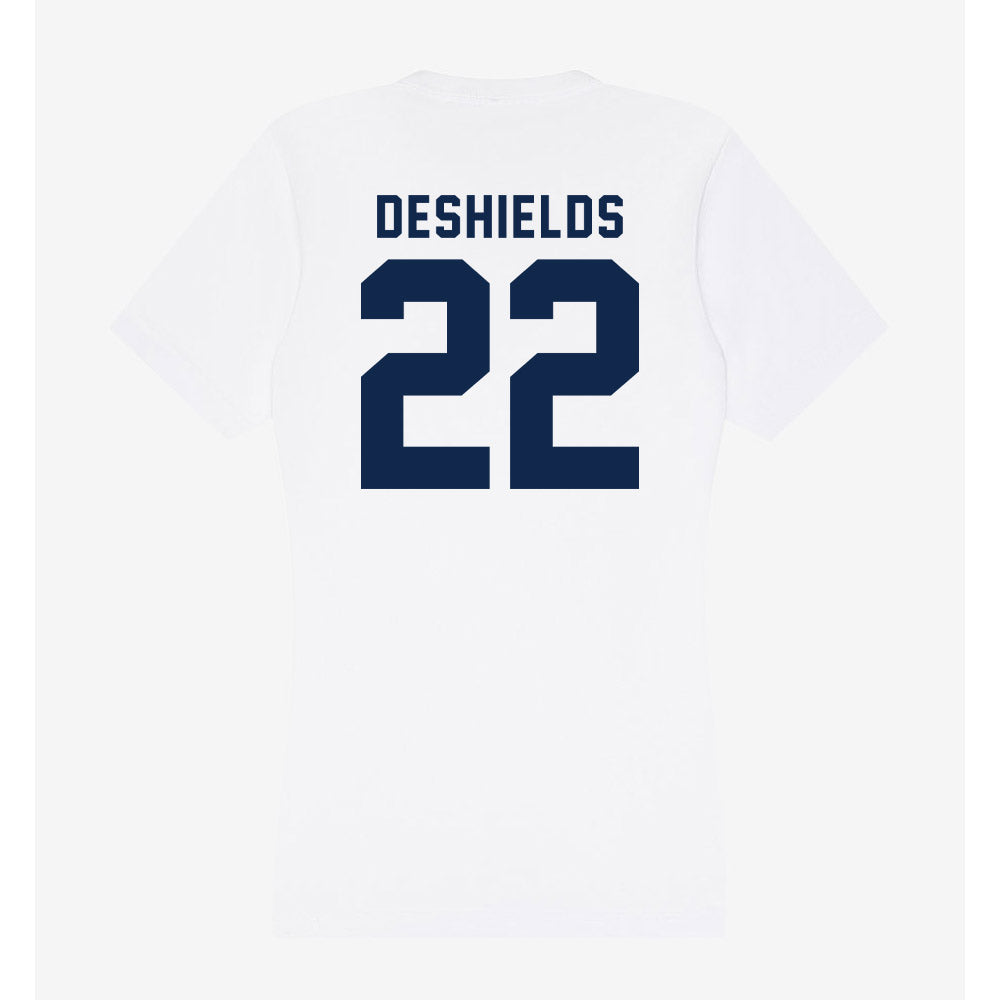 Ole Miss - NCAA Women's Basketball : Denim DeShields - Women's V-Neck T-Shirt-1