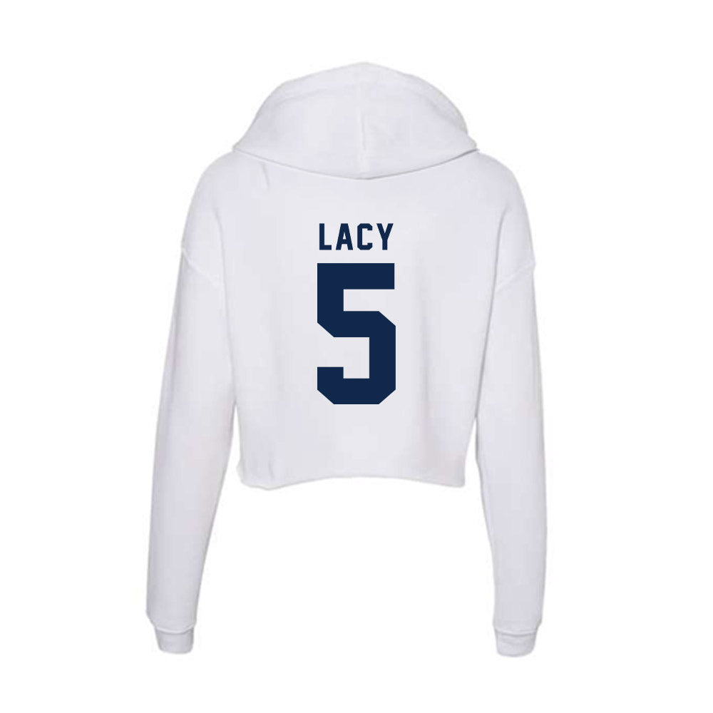 Ole Miss - NCAA Football : Kewan Lacy - Women's Crop Fleece Hoodie-1