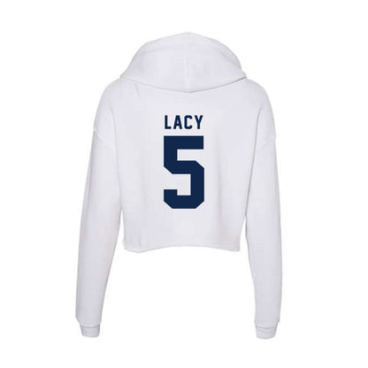 Ole Miss - NCAA Football : Kewan Lacy - Women's Crop Fleece Hoodie-1