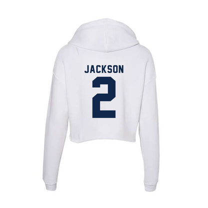Ole Miss - NCAA Women's Volleyball : Ryea Jackson - Women's Crop Fleece Hoodie-1