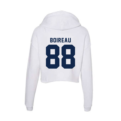 Ole Miss - NCAA Football : Michai Boireau - Women's Crop Fleece Hooded Sweatshirt-1