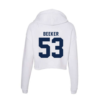Ole Miss - NCAA Football : Ford Beeker - Women's Crop Fleece Hoodie-1