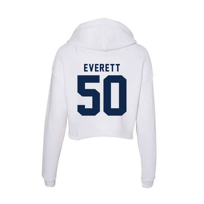 Ole Miss - NCAA Football : Troy Everett - Women's Crop Fleece Hoodie-1