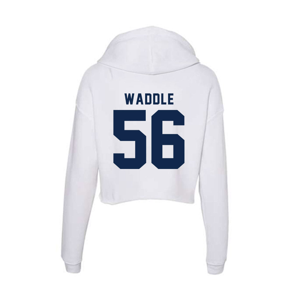 Ole Miss - NCAA Football : Mason Waddle - Women's Crop Fleece Hoodie-1