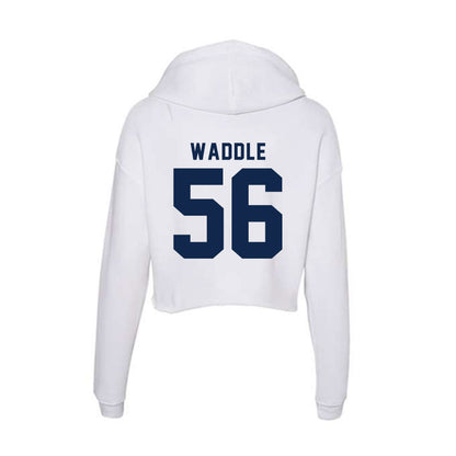 Ole Miss - NCAA Football : Mason Waddle - Women's Crop Fleece Hoodie-1