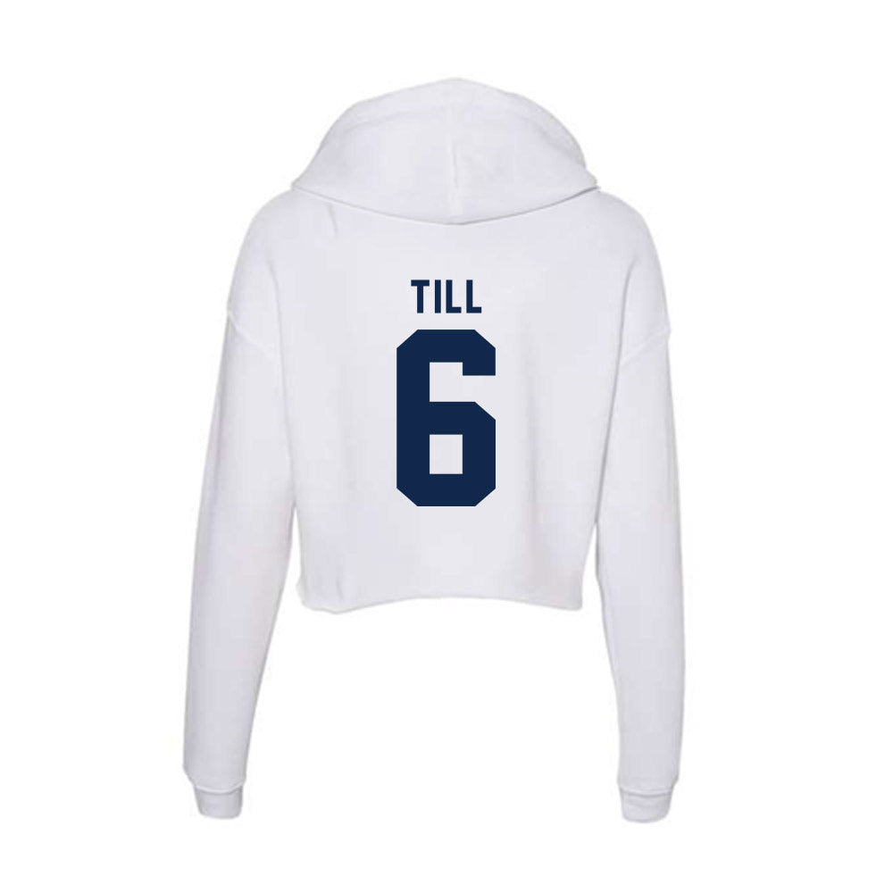 Ole Miss - NCAA Softball : Kaidance Till - Women's Crop Fleece Hoodie-1