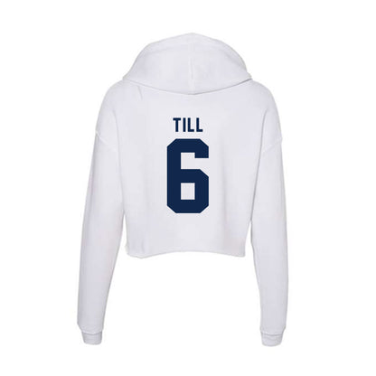 Ole Miss - NCAA Softball : Kaidance Till - Women's Crop Fleece Hoodie-1
