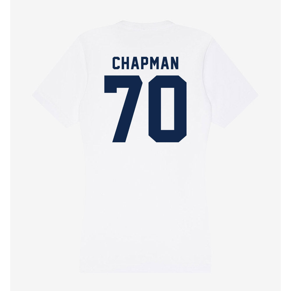 Ole Miss - NCAA Football : Jalan Chapman - Women's V-Neck T-Shirt-1