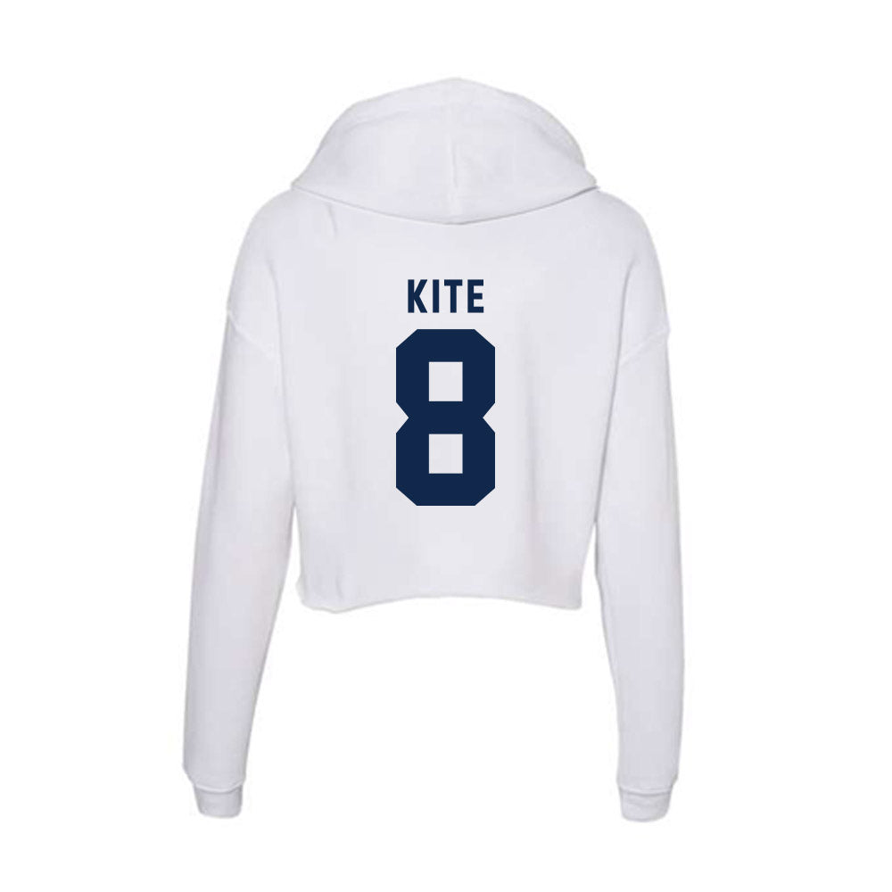Ole Miss - NCAA Football : Antonio Kite - Women's Crop Fleece Hoodie-1