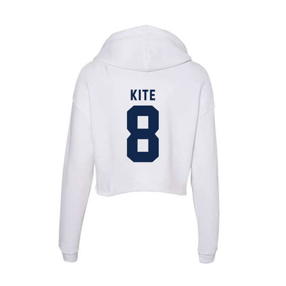Ole Miss - NCAA Football : Antonio Kite - Women's Crop Fleece Hoodie-1